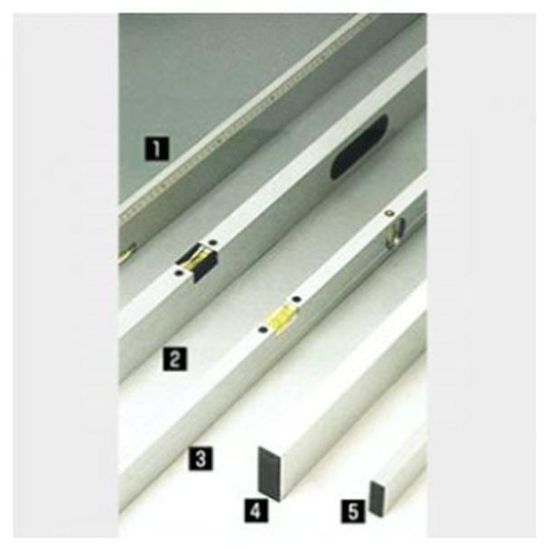 STのみの販売です！ ※1Pと3Pのサイズ違い有り 友定建機 アルミ定規 TAJ-3000 ※2本価格！ 画像は4番 : さくら