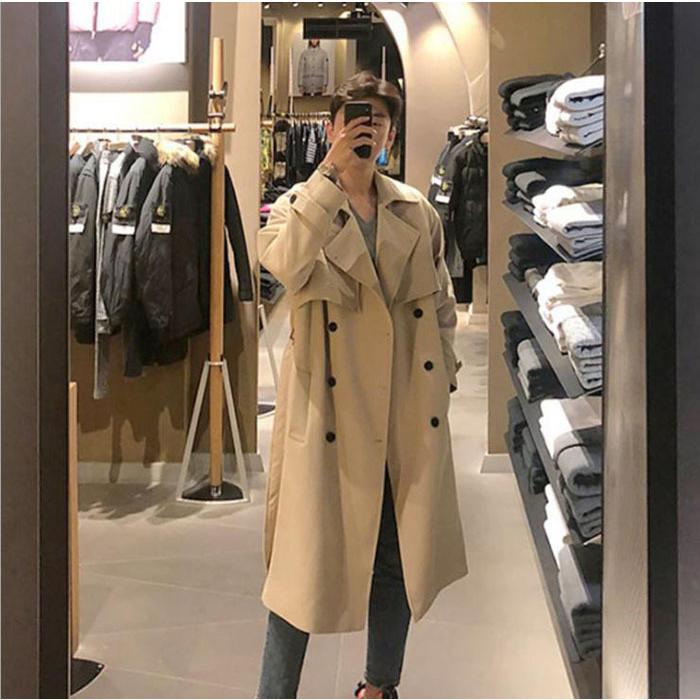 トレンチコート メンズ 春 アウター ジャケット スプリングコート 長袖 無地 ライダース 通勤 トレンチ コーディネート Keser No