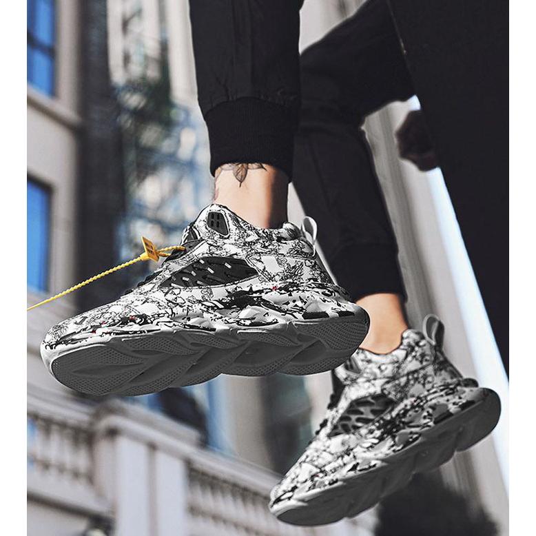 スニーカー メンズ 黒 白 靴 カジュアル おしゃれ シューズ 紐 運動靴 ファッション 疲れない ローカット カジュアル 人気 通気 秋冬新作 Sk569 Sakurapark 通販 Yahoo ショッピング