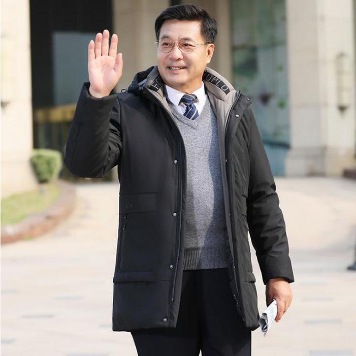 本格派ま 防寒 大きいサイズ ライトダウン 無地 ダウンジャケット ロング丈 メンズ ダウンコート アウター ダウンコート メンズ ダウンジャケット 防風 秋冬新作 50代 40代 30代 代 通勤 オフィス 暖かい 高品質 コート アウター