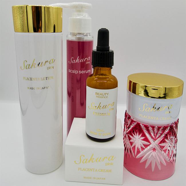 プラセンタローション リンゴ酸幹細胞 化粧水 乾燥肌 サラサラ サクラピンク Placenta Lotion F002 Sakurapink 通販 Yahoo ショッピング