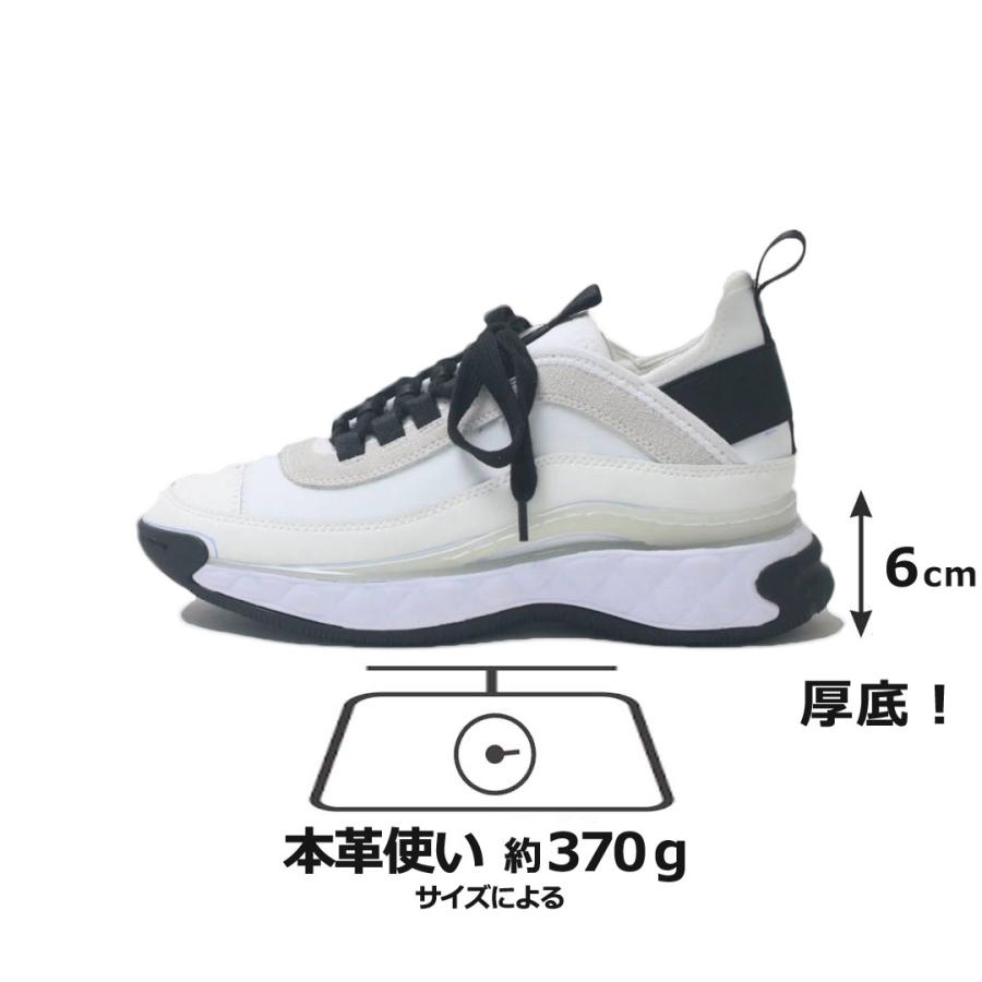 厚底スニーカー スニーカー レディース 厚底 疲れない 軽い 白