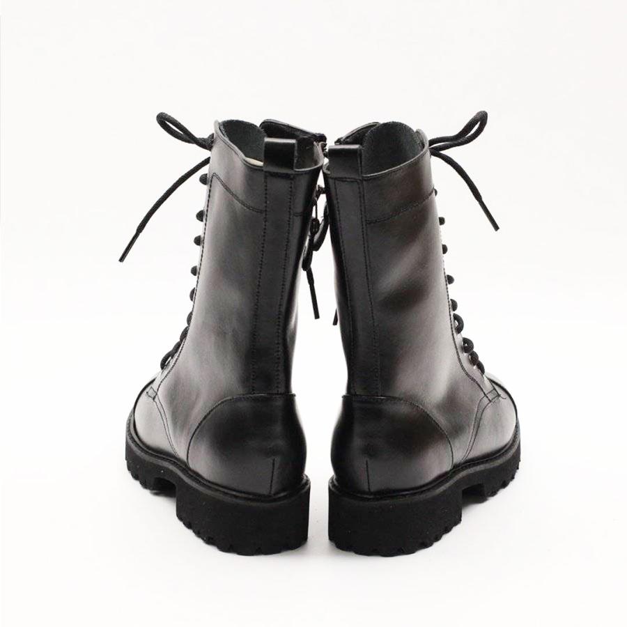 【美品】Church's ブラック レースアップ　ミドルブーツ 美品】Church's ブラック レースアップ ミドルブーツ ブラック