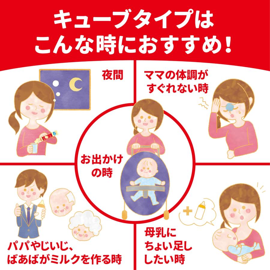 明治ほほえみ はじめてセット（らくらくミルク 6本＋らくらくキューブ