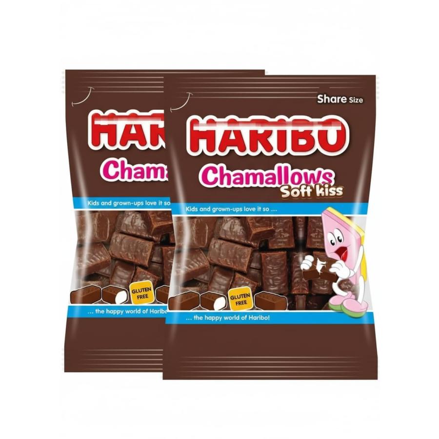 ハリボー チョコマシュマロ ソフトキス chamallows 200g+200g : 桜屋
