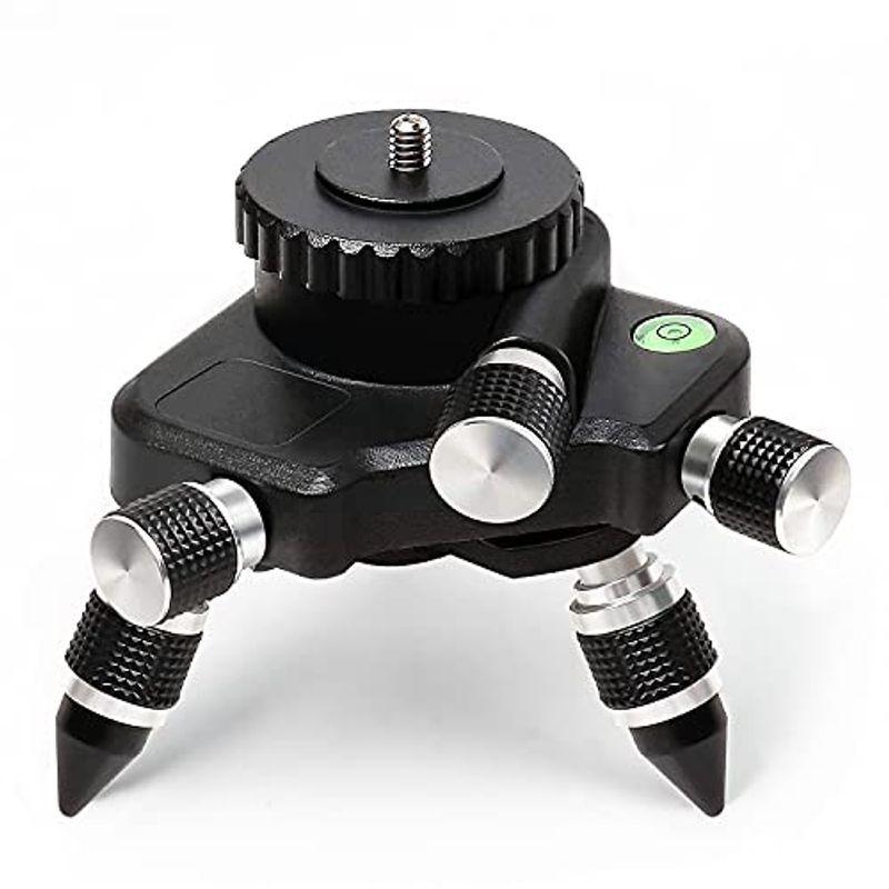 Kaiweets レーザー 墨出し器用下げ振りアダプター 三脚接続アダプター 微調整 360 回転