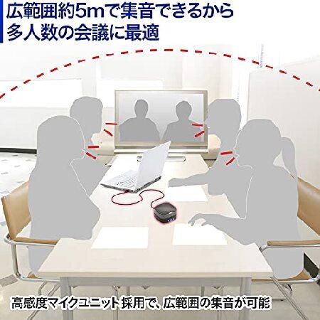 サンワサプライ WEB会議小型スピーカーフォン マイク 有線USB接続 Skype・Zoom・Teams対応 MM-MC28｜sakurashopec｜04