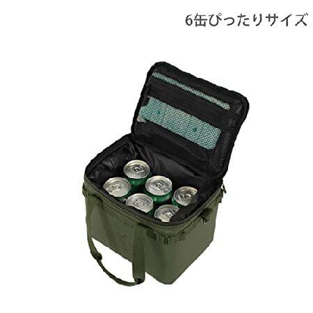 DOD(ディーオーディー) ソフトくらら(4) 4L 6缶サイズ 極厚断熱材 ソフトクーラーバッグ コンパクト 軽量 で扱いやすい CL1-918-KH カーキ｜sakurashopec｜03