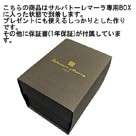 ［ Salvatore Marra(サルバトーレマーラ) ］メンズ 腕時計 電波ソーラー ビジネス 人気 おしゃれ ブランド 防水 プレゼント 黒 クロス付き SSBKRD [並行輸入品]｜sakurashopec｜05