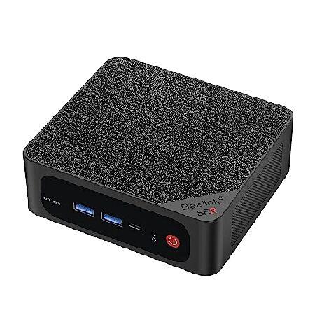Beelink SER5 MAX 5800H 16GB DDR4+1TB SSD ミニpc, 8C/16T(最大 4.4 