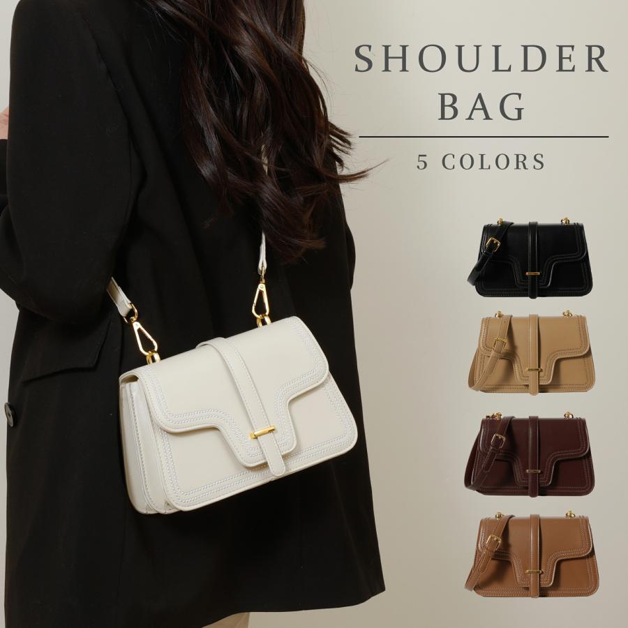 ショルダーバッグ レディース カバン バッグ コンパクト ポシェット かばん  肩掛け 斜めがけ ミニショルダーバッグ  女性 シンプル 上品 旅行 普段使い PU 軽量 の商品画像