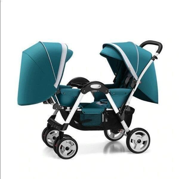 ⭐️完成品⭐️ ベビーカー（バギー）二人 双子用 対面 双子用 丈夫 軽量 おすすめ 【3358473866】(19882円)