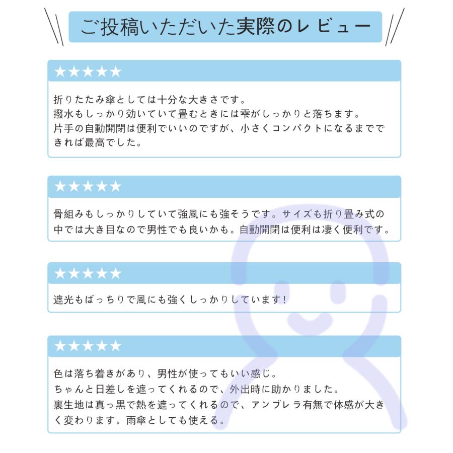 傘 折りたたみ傘 自動開閉 晴雨兼用 メンズ レディース ワンタッチ 遮光 日傘 コンパクト 大きい 撥水 12本骨 頑丈 大きい コンパクト UVカット 梅雨対策｜sakurashoppo｜07