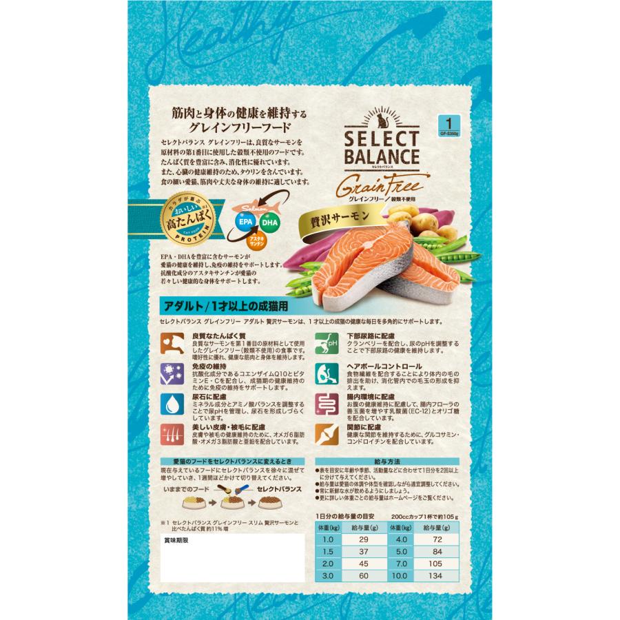 SELECT BALANCE セレクトバランス グレインフリー 猫用アダルト 贅沢