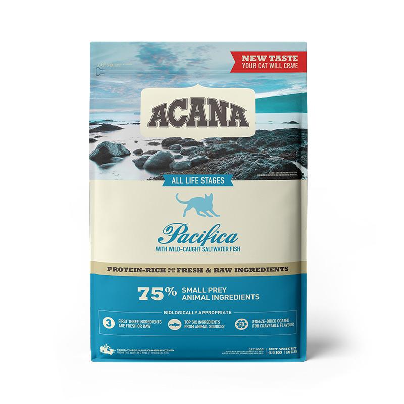 【アウトレット賞味期限印字不良】アカナ　パシフィカキャット（全猫種用）4.5kg正規品