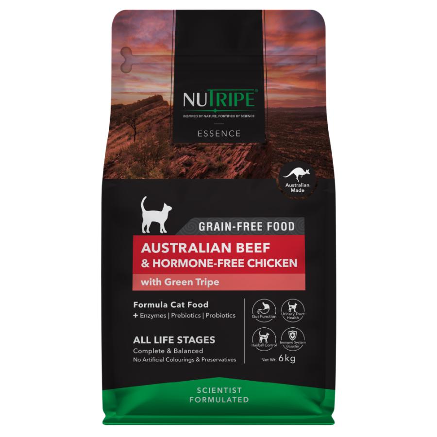 ニュートライプ　エッセンス　キャット　ビーフ＆チキンｗｉｔｈグリーントライプ　6kg(キャットフード)【正規品】 | NUTRIPE