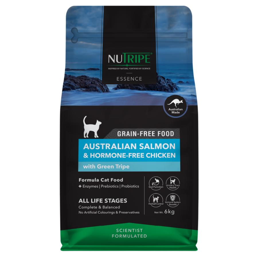 ニュートライプ　エッセンス　キャット　サーモン＆チキンｗｉｔｈグリーントライプ　6kg(キャットフード)【正規品】 | NUTRIPE