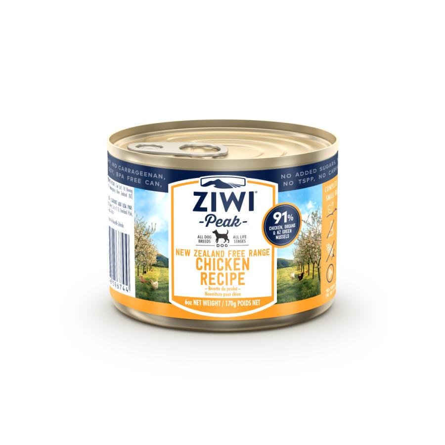 ZIWI Peak ジウィピーク ドッグ缶フリーレンジチキン170g トッピングにおすすめ 正規品 最大41%OFFクーポン 国際ブランド