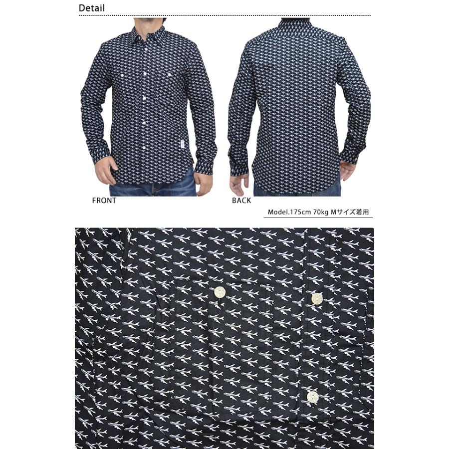 長袖シャツ「Trans portation AIR PLANE」 Ann Knows アンノウズ 日本製 国産 飛行機 長袖シャツ「Trans portation AIR PLANE」 Ann Knows アンノウズ 日本