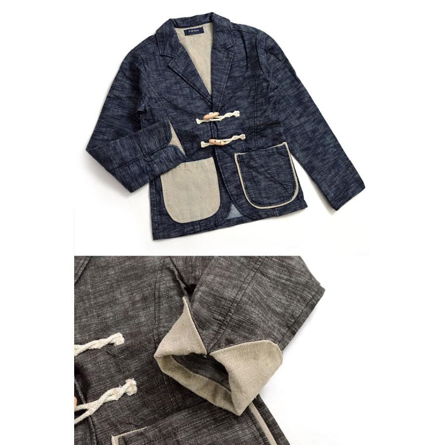ムラ糸デニムテーラードジャケット◇ブルートリック/レディース