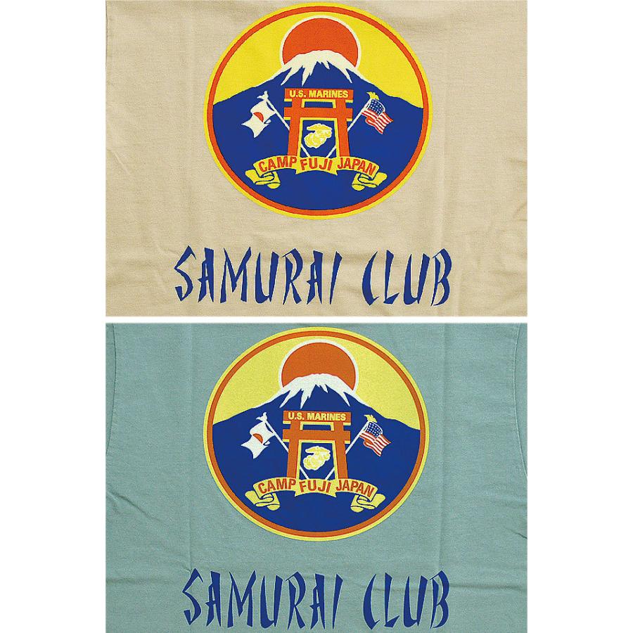 半袖Tシャツ「SAMURAI CLUB」 BUZZ RICKSON'S BR78992 バズリクソンズ サムライ ミリタリー 基地 ベース｜sakurastyle｜06