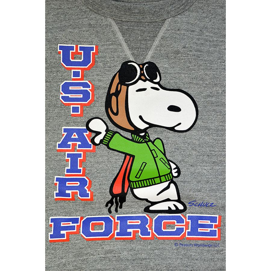 BUZZ×PEANUTS セットインクルーネックスウェット「US AIR FORCE」 BUZZ