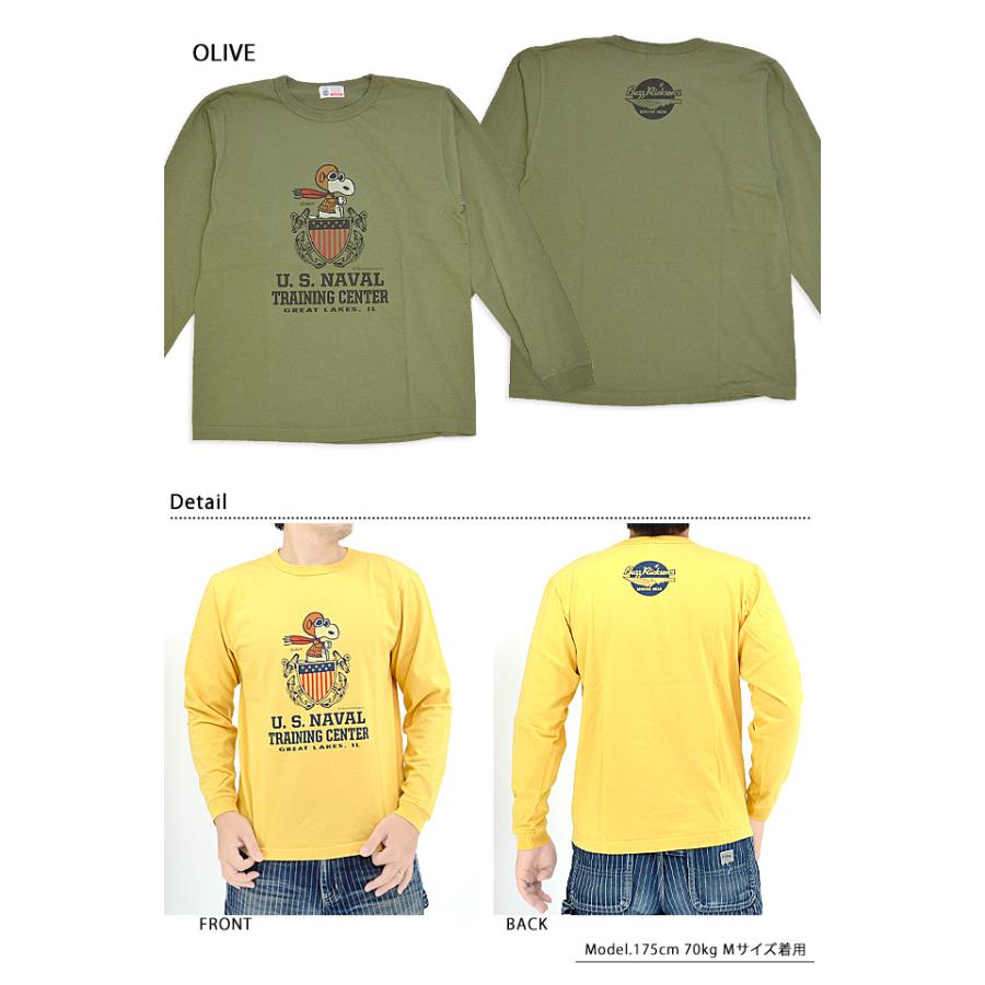 希少 バズリクソン スヌーピー PEANUTS ロンT XLサイズ USA製 BUZZ RICKSON'S バズリクソンズ×ピーナッツ × PEANUTS ロンT