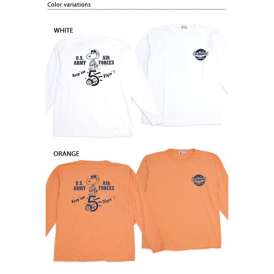 BUZZ×PEANUTSロングTシャツ「keep 'em Fllyin'」 BUZZ RICKSON'S