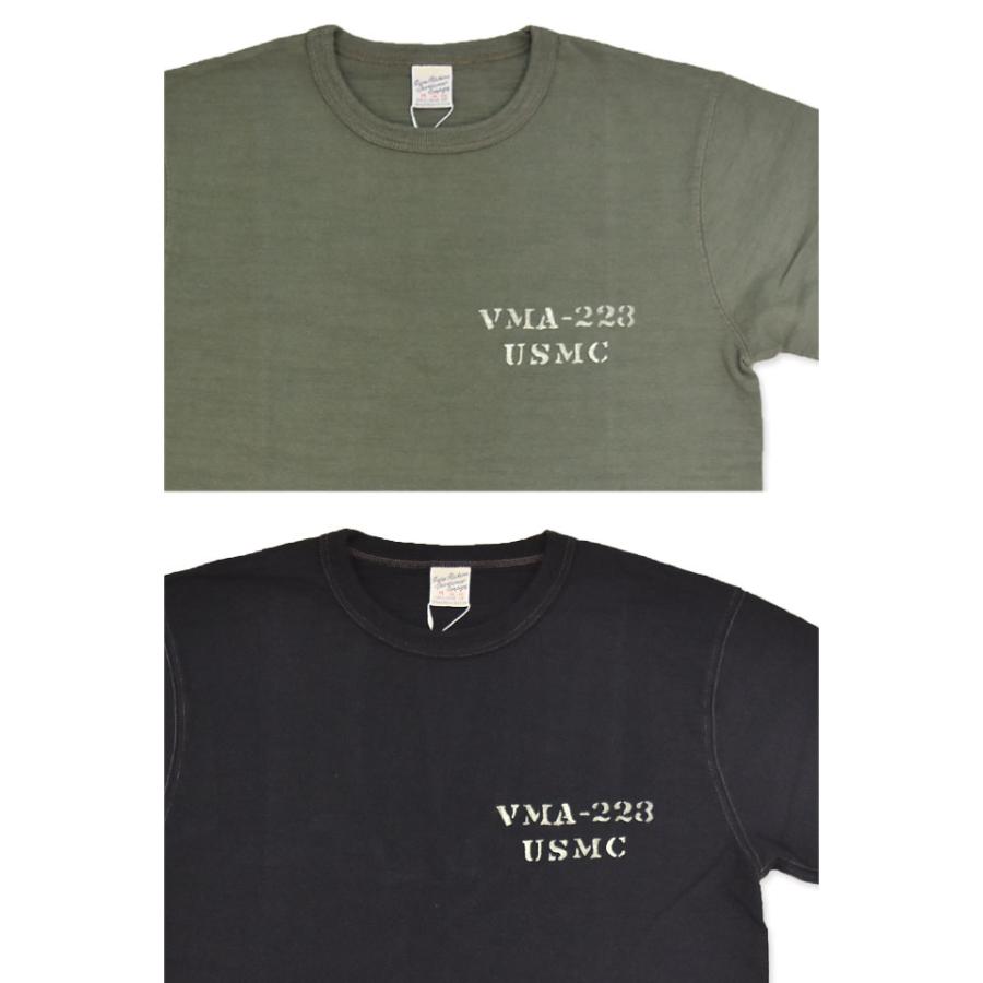 スラブヤーン半袖Tシャツ「VMA-223」 BUZZ RICKSON'S BR79732