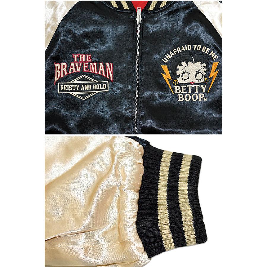 BR×BETTYコラボ スカジャン The BRAVE-MAN BBB-2235 ブレイブ BR×BETTYコラボ スカジャン The BRAVE-MAN BBB-2235 ブレイブ