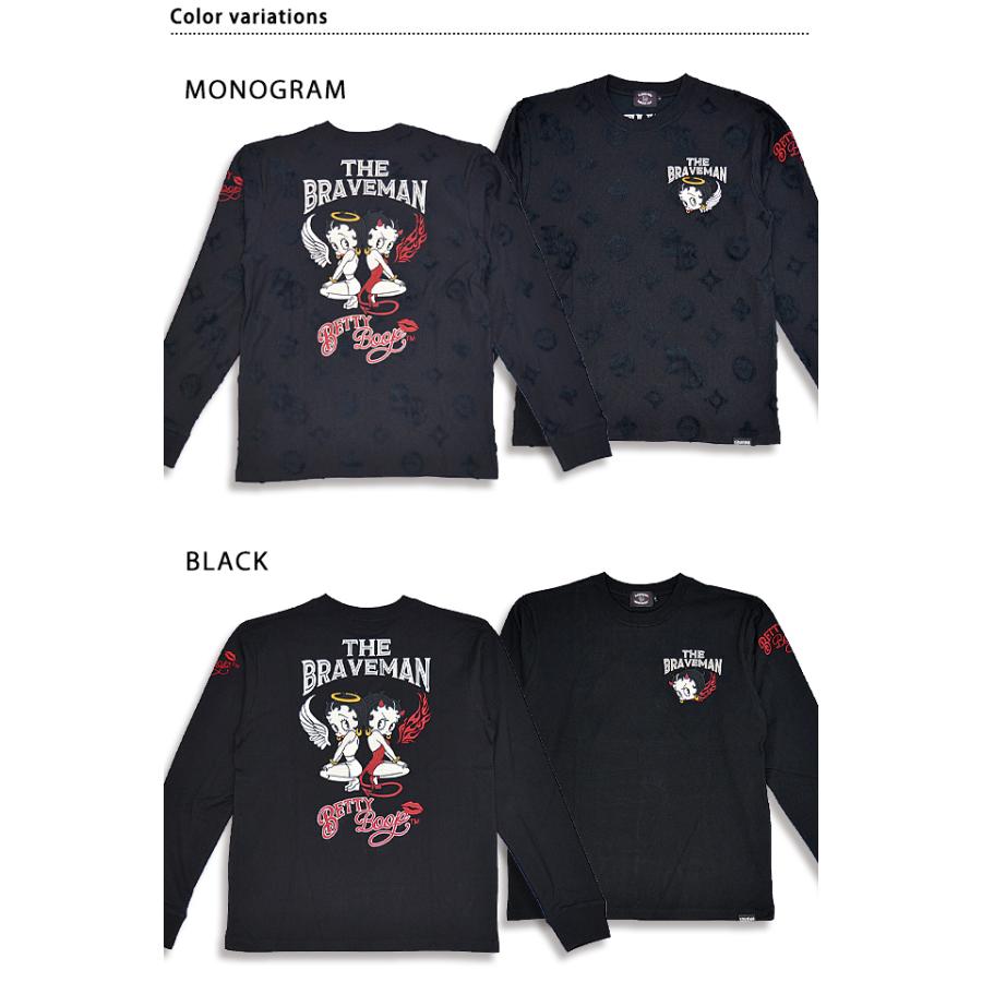 BR×BETTYコラボ 天竺ロングTシャツ The BRAVE-MAN BBB-2303 ブレイブ