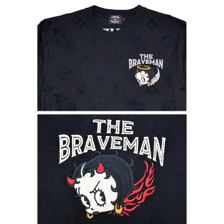 BR×BETTYコラボ 天竺ロングTシャツ The BRAVE-MAN BBB-2303 ブレイブ