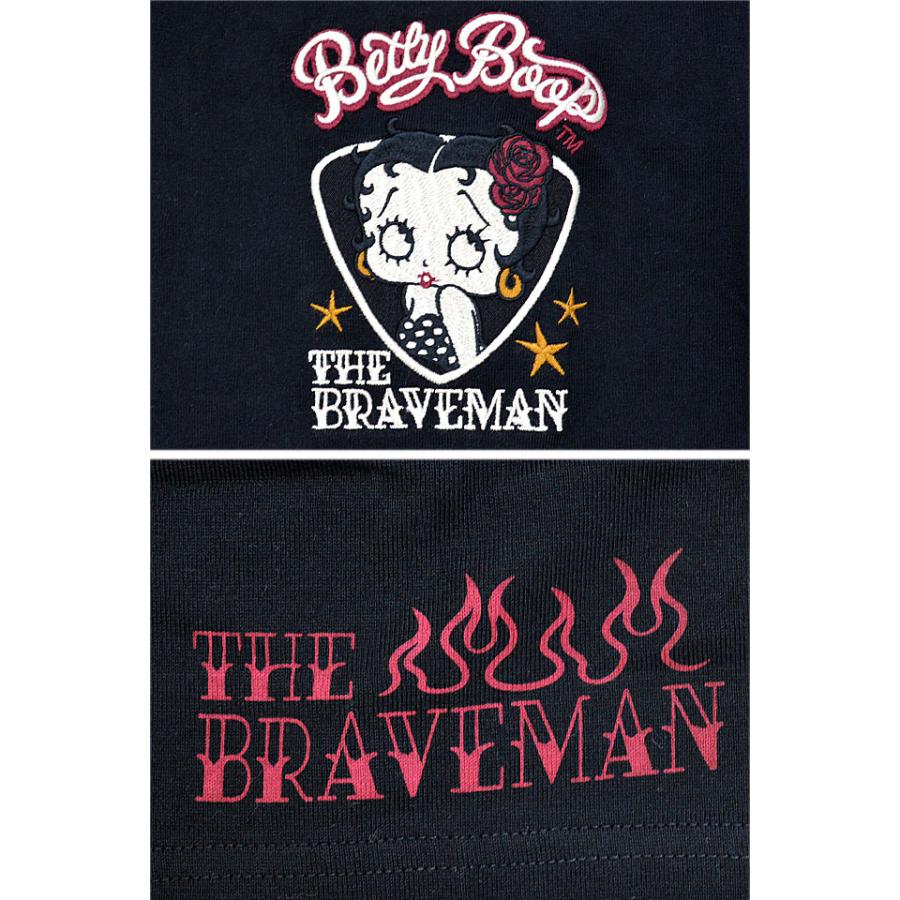 BR×BETTYコラボ 天竺半袖Tシャツ The BRAVE-MAN BBB-2317 ブレイブマン