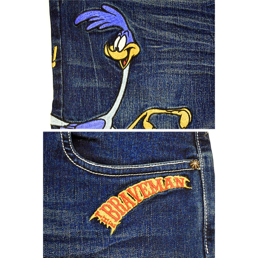 BR×LOONEYコラボ ストレッチバイカーパンツ The BRAVE-MAN LTB-2304