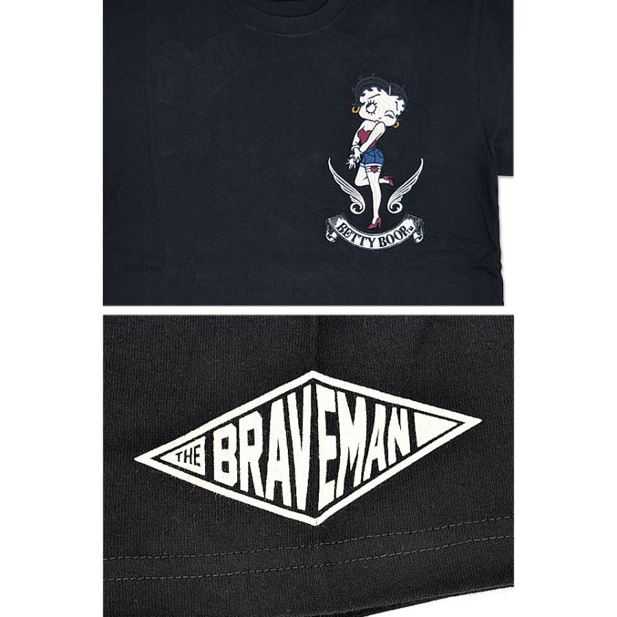 BR×BETTYコラボ 天竺半袖Tシャツ The BRAVE-MAN BBB-2338 ブレイブマン