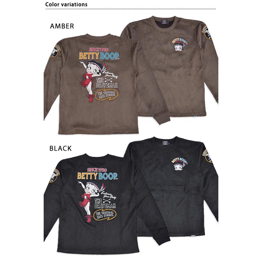 BR×BETTYコラボ 起毛プレーティング天竺長袖Tシャツ The BRAVE-MAN BBB