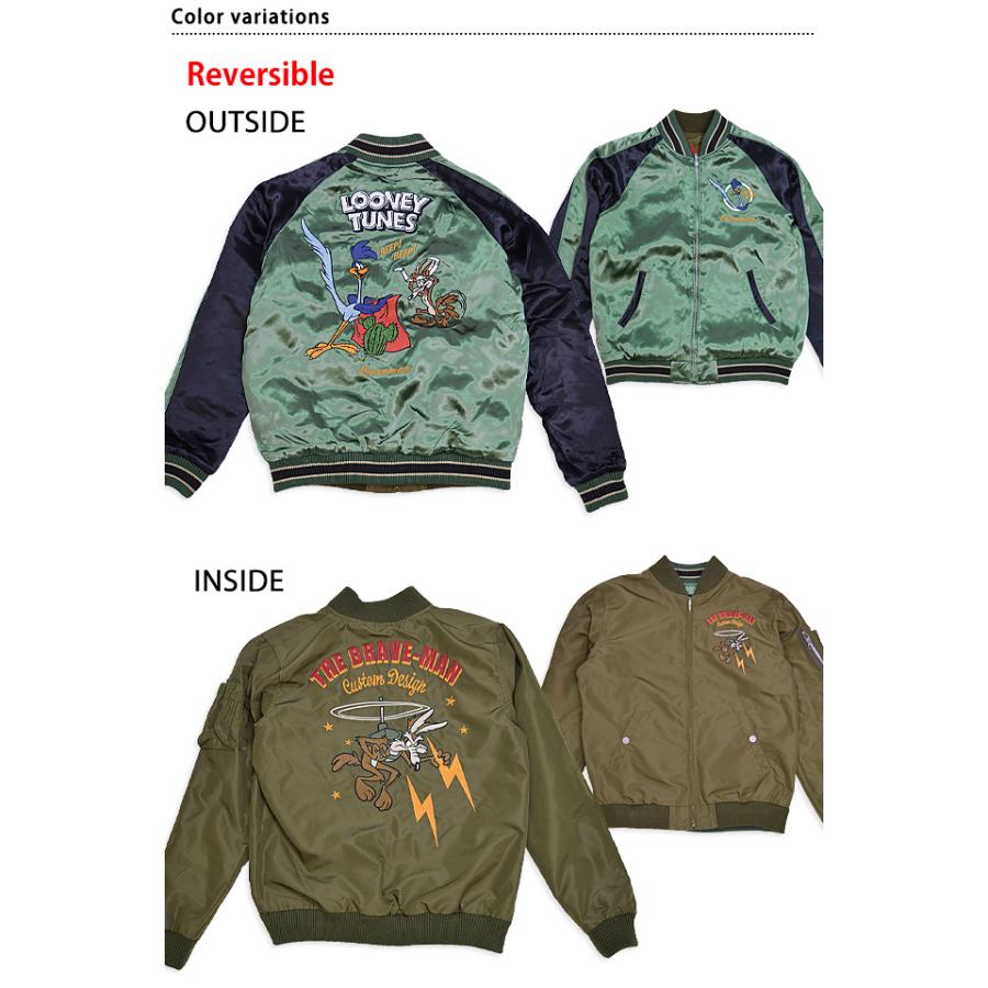 BR×LOONEYコラボ リバーシブルスカジャン The BRAVE-MAN LTB-2319