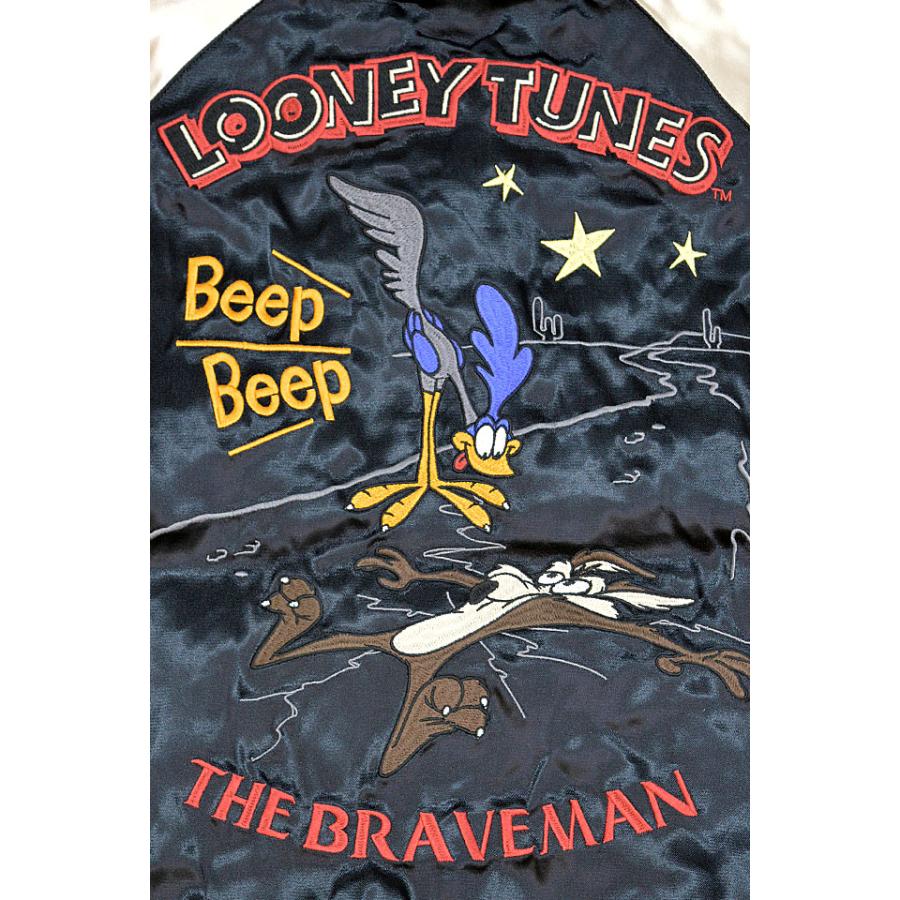 BR×LOONEYコラボ リバーシブルスカジャン The BRAVE-MAN LTB-2404 ブレイブマン 刺繍 スーベニアジャケット BR×LOONEYコラボ リバーシブルスカジャン The BRAVE-MAN LTB-2404