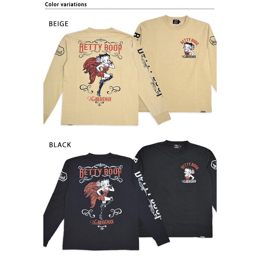BR×BETTYコラボ 天竺ロングTシャツ The BRAVE-MAN BBB-2402 ブレイブ