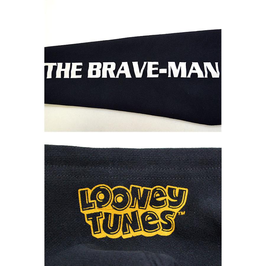 BR×LOONEYコラボ 裏毛フルジップスウェットパーカー The BRAVE-MAN LTB