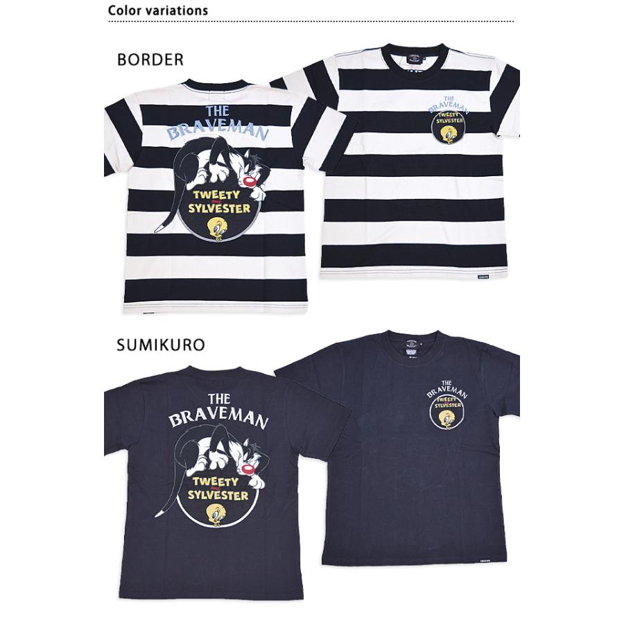 BR×LOONEYコラボ 天竺半袖Tシャツ The BRAVE-MAN LTB-2407 ブレイブ