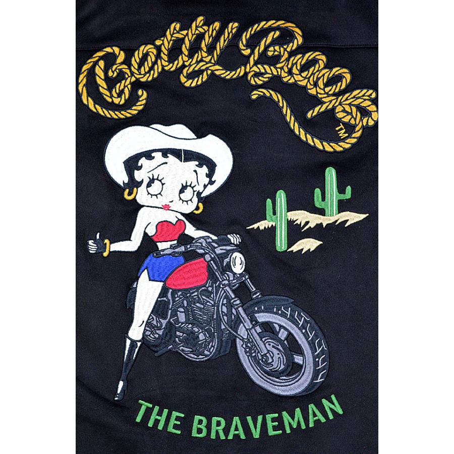 BR×BETTYコラボ 起毛プレーティング長袖Tシャツ The BRAVE-MAN BBB