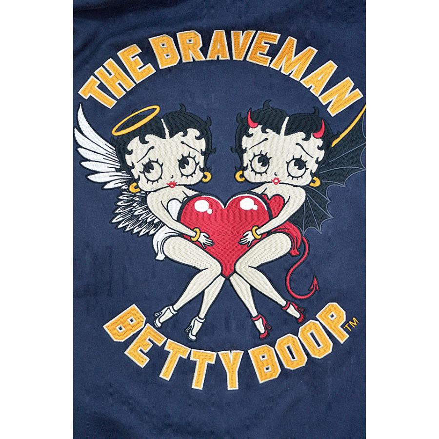 ウエストトゥワイスxシュペリオールレイバー別注コラボ　サスペンダー　激レア BR×BETTYコラボ 天使と悪魔ベティ ボンディングスタジャン The BRAVE