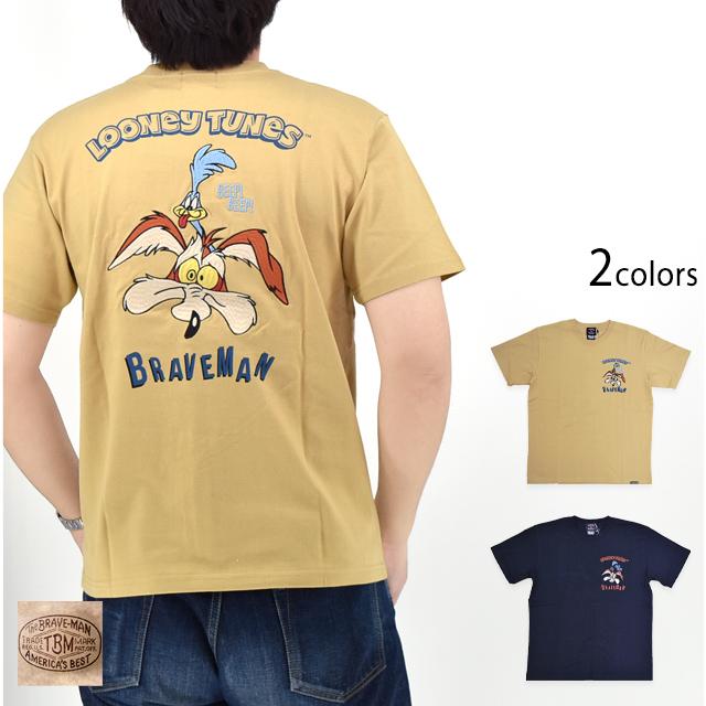 THE BRAVEMAN×LOONEY TUNES ルーニーチューンズ コラボ TEE 天竺 半袖Tシャツ ltb-2501 BR×LOONEYコラボ 天竺半袖Tシャツ The BRAVE-MAN LTB-2501 ブレイブ