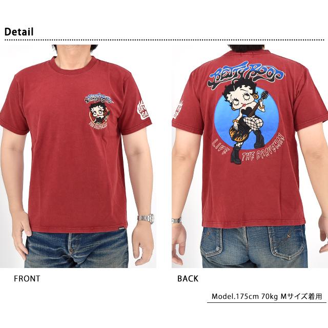 BR×BETTYコラボ フロスト加工半袖Tシャツ The BRAVE-MAN BBB-2515