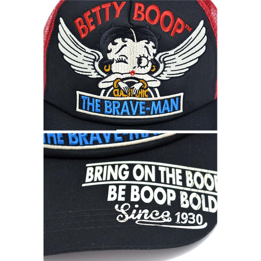 BR×BETTYコラボ メッシュキャップ The BRAVE-MAN BBB-2464 ブレイブ
