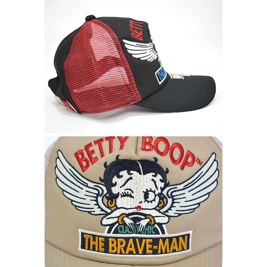 BR×BETTYコラボ メッシュキャップ The BRAVE-MAN BBB-2464 ブレイブ