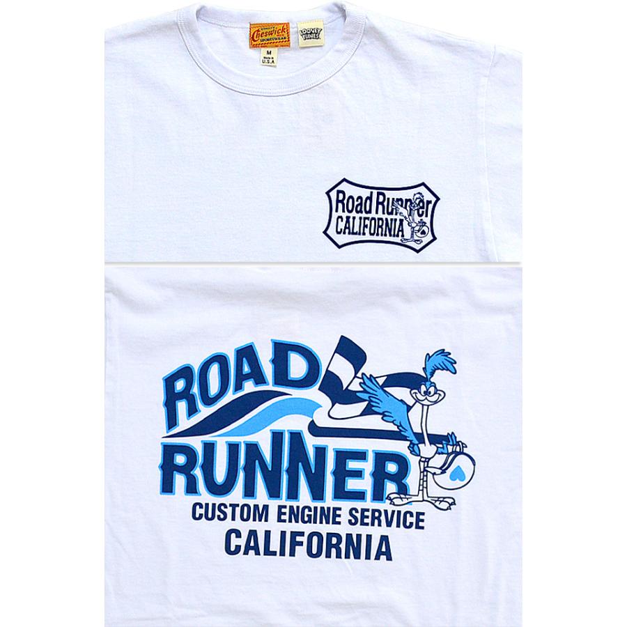 ROAD RUNNER半袖Tシャツ「CUSTOM ENGINE SERVICE」 Cheswick CH78764