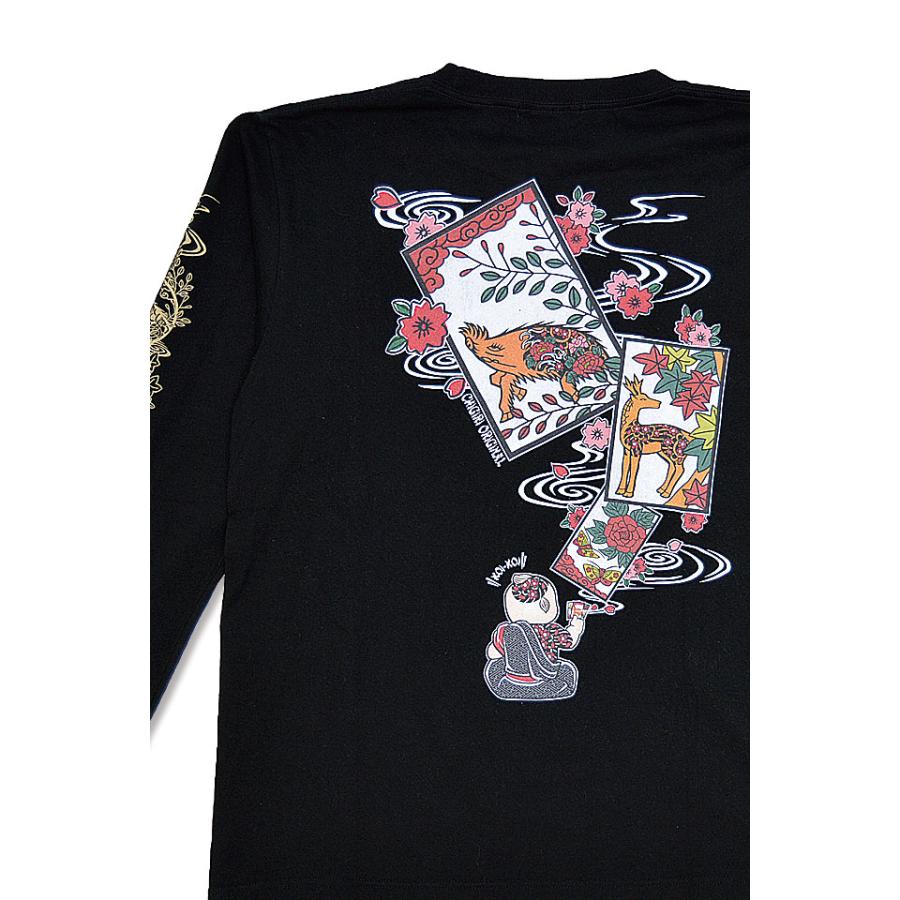 こいこい花札インクジェットロングTシャツ CHIGIRI CHL53-652