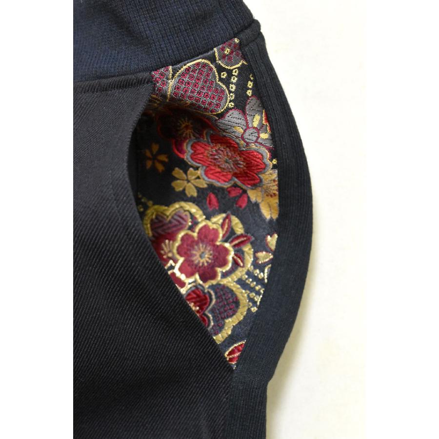 斜めZIPカーゴパンツ CHIGIRI CHS62-1481 ちぎり 和柄 和風 ジョガー